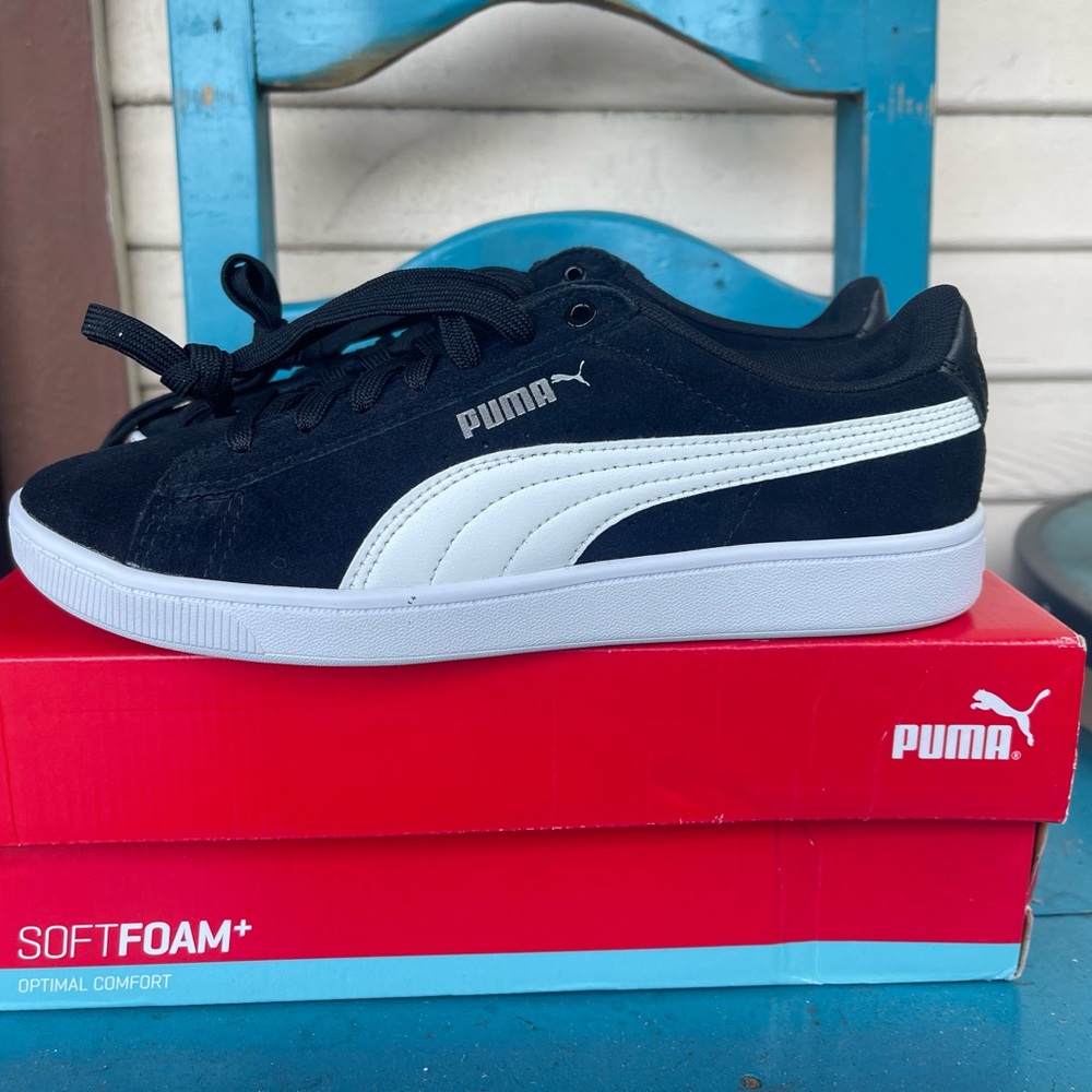 Puma Black and White Sneakers